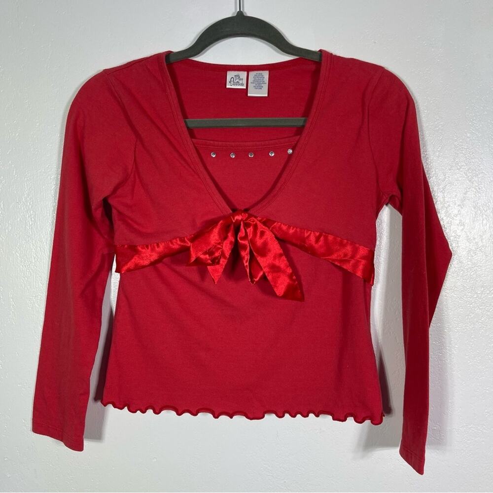 Miss Attitude, Girls Long Sleeve Shirt. Size M(10/12). In good used condition!